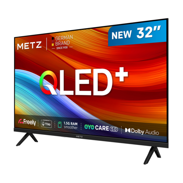Metz 32MQH6800ZUK 32inch QLED Smart TV with Freely Power