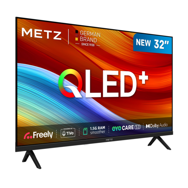 Metz 32MQH6800ZUK 32inch QLED Smart TV with Freely Power