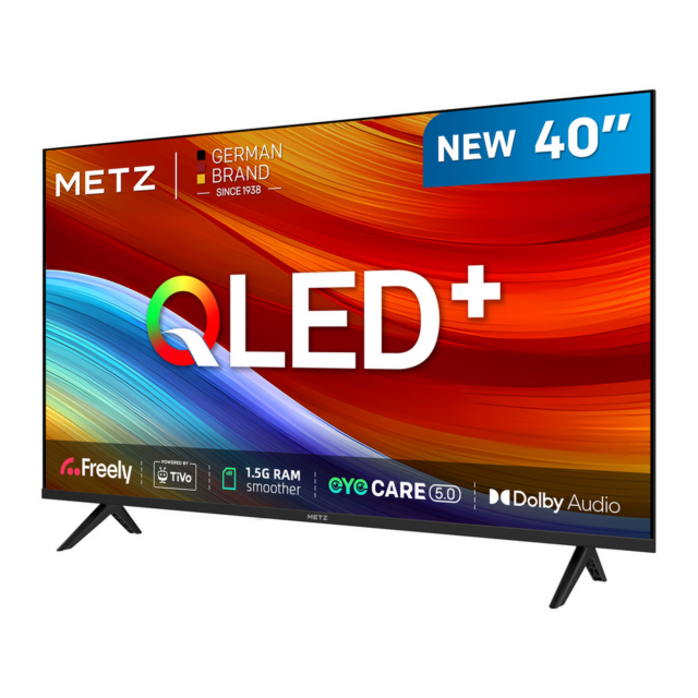 Metz 40MQH6800ZUK 40inch HD QLED TV with Freely Power