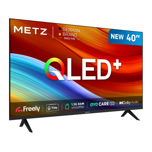 Metz 40MQH6800ZUK 40inch HD QLED TV with Freely Power