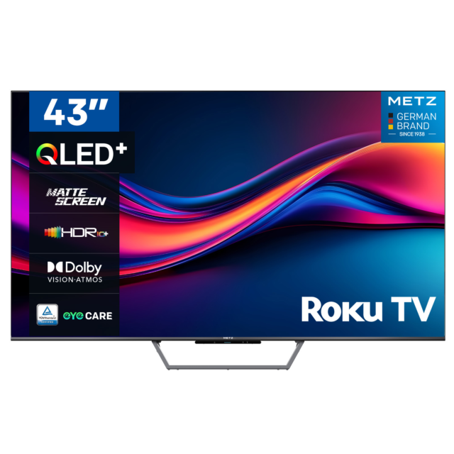 Metz 43MQF7500ZUK 43inch 4K QLED Smart TV in Black