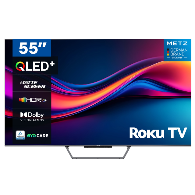 Metz 55MQF7500ZUK 55inch 4K QLED Smart TV - Black
