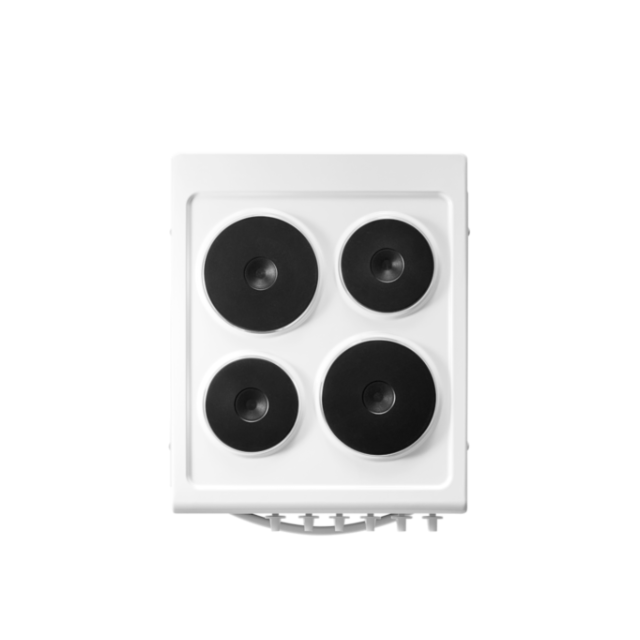 Midea MFO20DME4H109-WH 50Cm Sealed Plate Electric Freestanding Cooker In White 