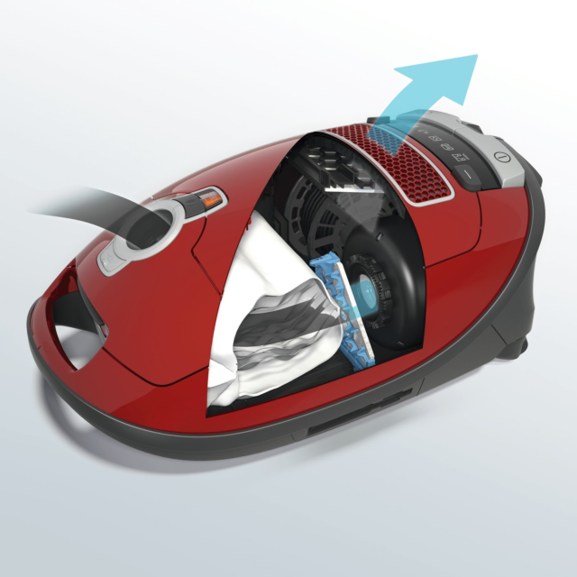 Miele C3FLEX_CAT_DOG Complete Flex Cat & Dog Cylinder Vacuum Cleaner - Red