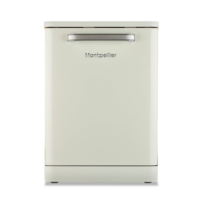 Montpellier MAB1353C Full Size Dishwasher - Cream - 13 Place Settings