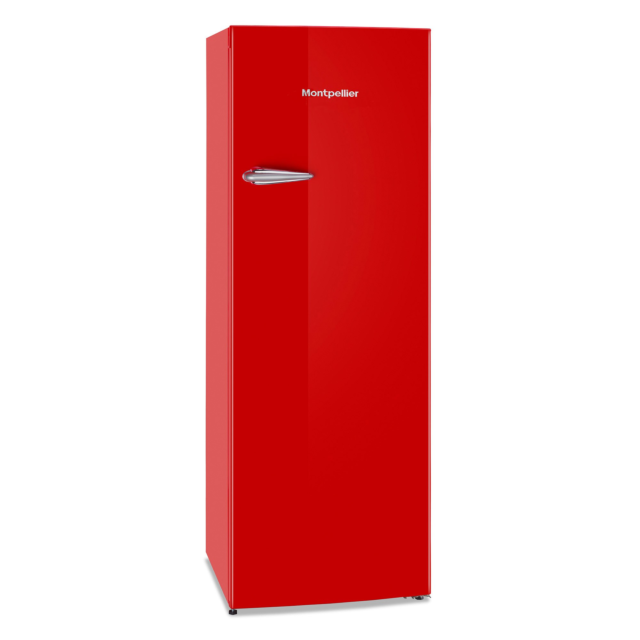 Montpellier MAB341R 59.5cm Static Tall Fridge - Red