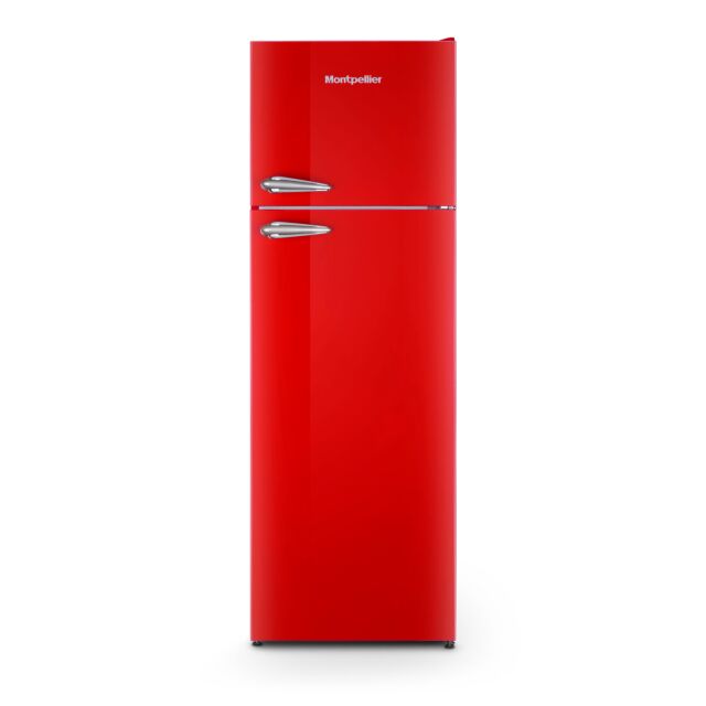 Montpellier MAB346ER 59.5cm 20/80 Fridge Freezer - Red