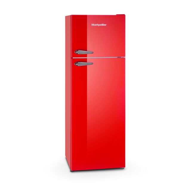 Montpellier MAB346ER 59.5cm 20/80 Fridge Freezer - Red