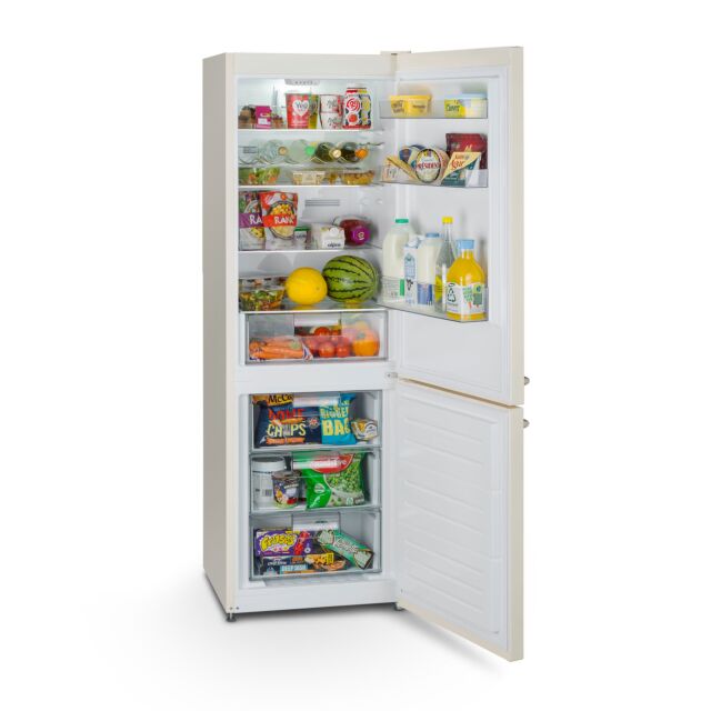 Montpellier MAB386EC 59.5cm 60/40 No Frost Fridge Freezer - Cream