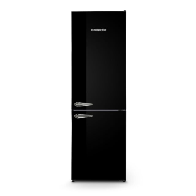 Montpeliier MAB386EK 59.5cm 60/40 No Frost Fridge Freezer - Black