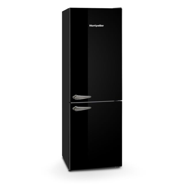 Montpeliier MAB386EK 59.5cm 60/40 No Frost Fridge Freezer - Black