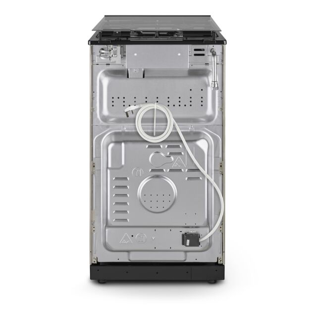 Montpellier MDOG50LS 50cm Gas Double Oven With Lid Silver - LPG Jets Included