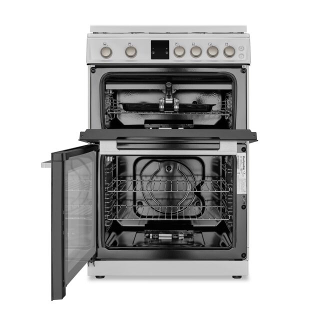 Montpellier MDOG60LW Gas Cooker Freestanding 60Cm Wide In White