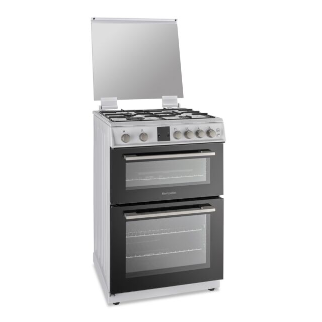 Montpellier MDOG60LW Gas Cooker Freestanding 60Cm Wide In White