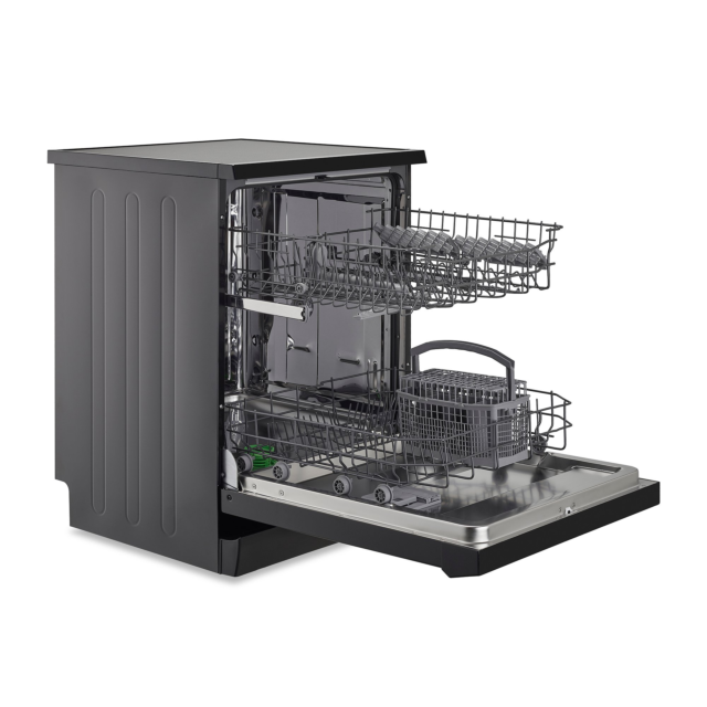 Montpellier MDW1354K 60cm Dishwasher in Black - 13 Place Settings