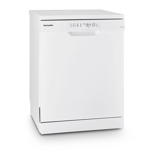 Montpellier MDW1354W Dishwasher - White - 13 Place Settings