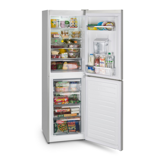Montpellier Montpeliier MFF185DX 54cm 50/50 Frost Free Fridge Freezer - Inox