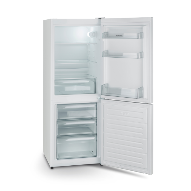 Montpeliier MS155EW 55cm White Low Frost Fridge Freezer