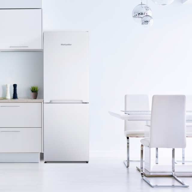 Montpeliier MS155EW 55cm White Low Frost Fridge Freezer
