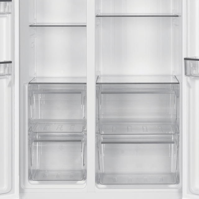 Montpellier MSBS442W Montpellier MSBS442W 91cm 70/30 Frost Free American Fridge Freezer - White