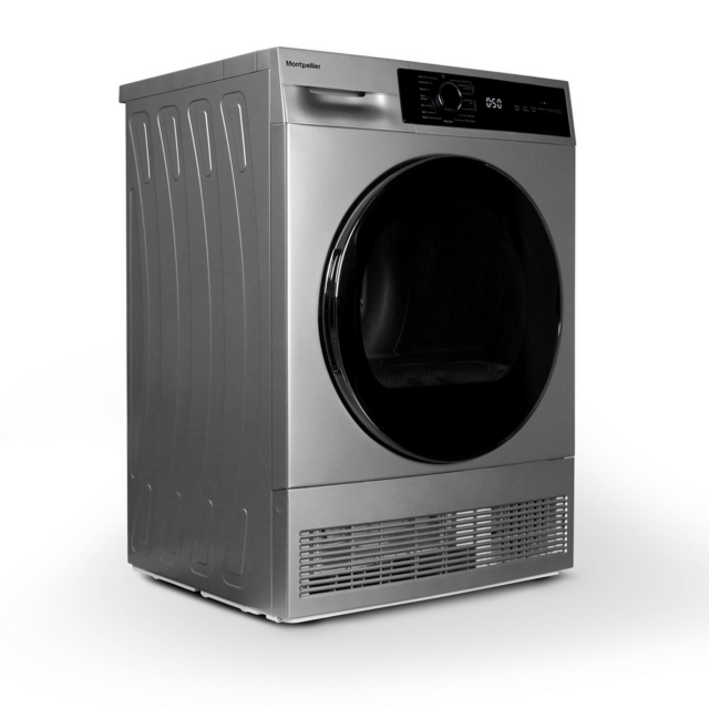 Montpellier MTDC8SDS 8kg Condenser Tumble Dryer Silver