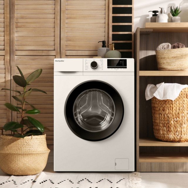 Montpellier MWM612W 6kg 1200 Spin White Washing Machine