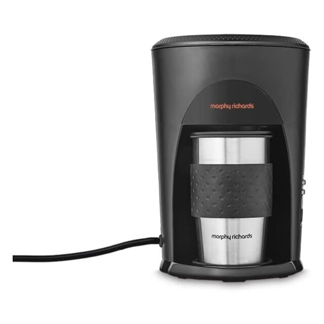 Morphy Richards 162743 Coffee On The Go, 2 Mug Filter Coffee Maker With 2 Mugs