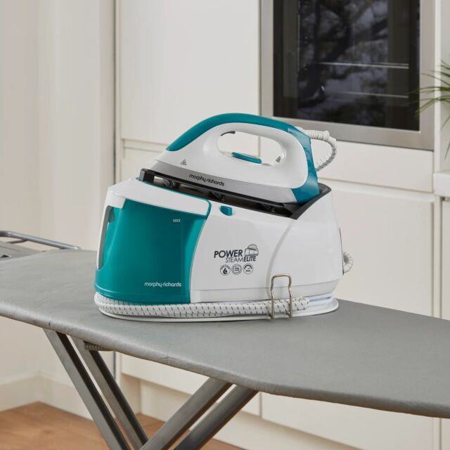 Morphy Richards 332014 2.2L PSE Auto-Clean, 5 bar, Ceramaslide, 170g/min, White/Green
