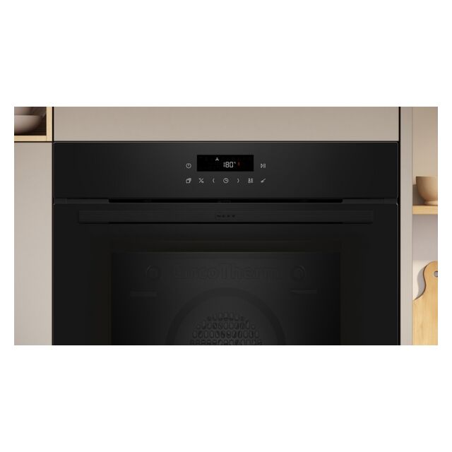 Neff B2CCJ7AK0B Built-In Electric Single Oven With Pyrolytic Cleaning, A+ Rated