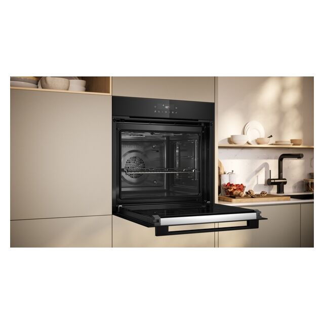 Neff B2CCJ7AK0B Built-In Electric Single Oven With Pyrolytic Cleaning, A+ Rated
