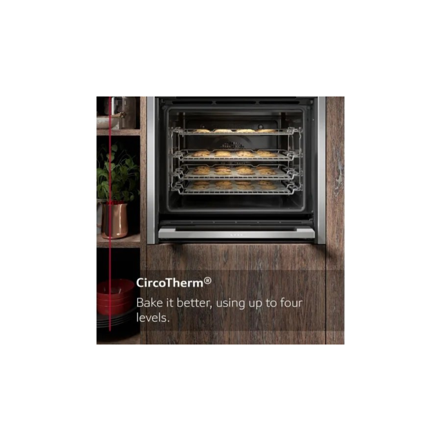 Neff B47CS34H0B 59.6cm Built In Electric Single Oven - Stainless Steel