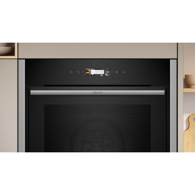Neff B54CR31N0B Electronic, N70 Slide & Hide® Built In Electric Single Oven