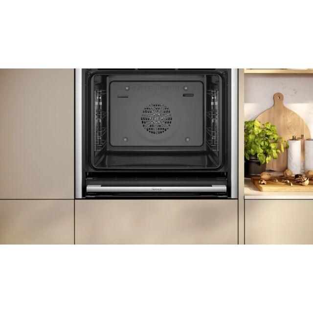 Neff B54CR31N0B Electronic, N70 Slide & Hide® Built In Electric Single Oven