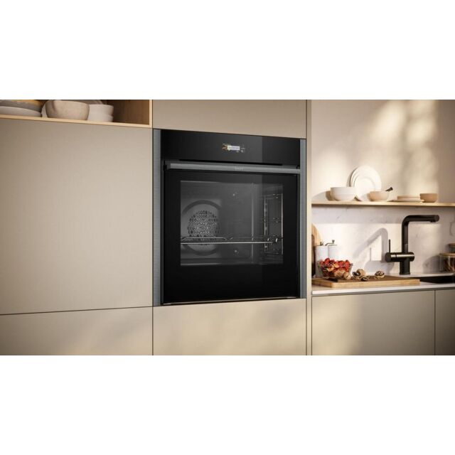 Neff B54CR71G0B 60cm Slide and Hide Built In Electric Single Oven