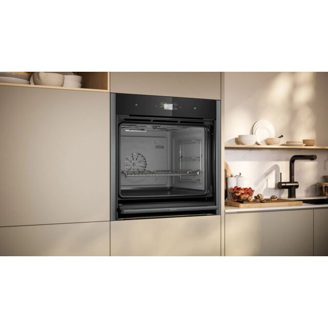 Neff B64CS51G0B 59.6cm Built In Electric Single Oven - Graphite Grey