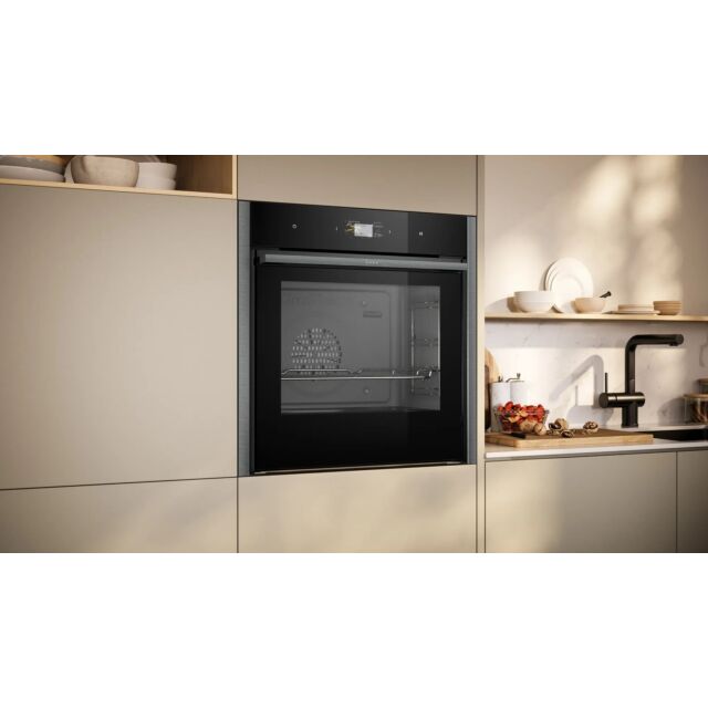 Neff B64CS51G0B 59.6cm Built In Electric Single Oven - Graphite Grey