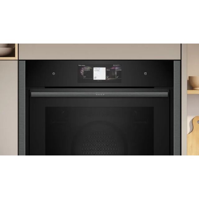 NEFF B64VT73G0B 59.6cm Built In Electric Single Oven - Graphite