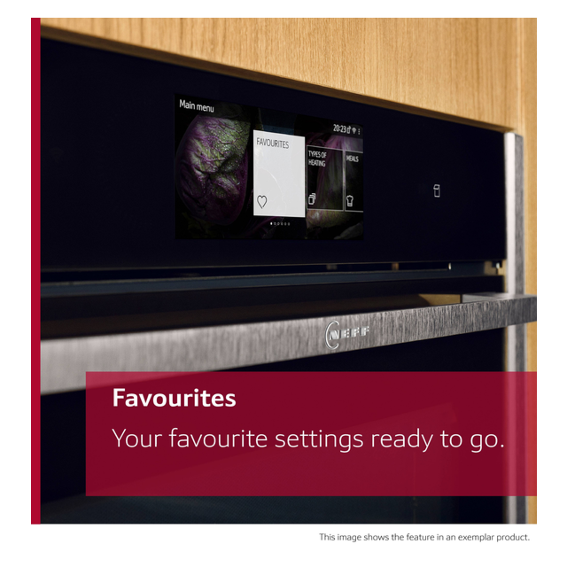 Neff B69VS7MY0A N 90, Built-In Oven With Added Steam, 60 X 60 Cm, Flex Design