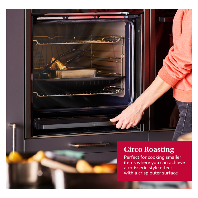 Neff B69VS7MY0A N 90, Built-In Oven With Added Steam, 60 X 60 Cm, Flex Design