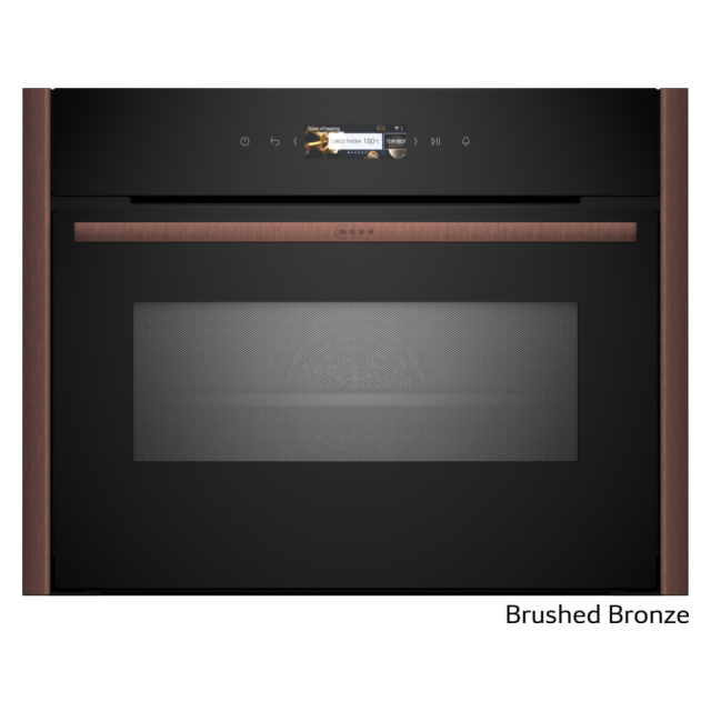Neff C29MR21Y0B N 70, Built-In Compact Oven With Microwave Function, 60 X 45 Cm, Flex Design