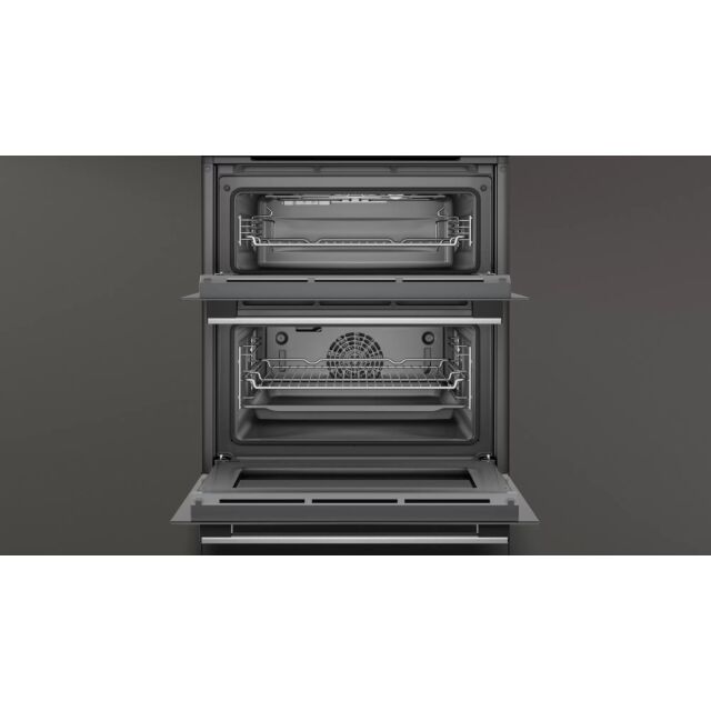 Neff J1GCC0AN0B 59.4cm Built In Electric Double Oven - Stainless Steel