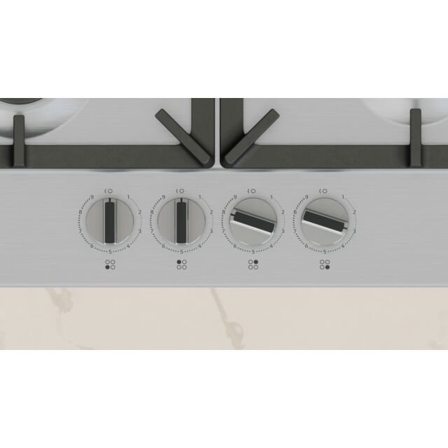 Neff T26CIP8N0 58.2cm Gas Hob - Stainless Steel