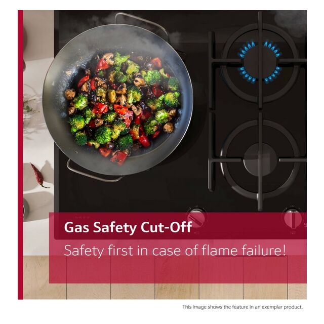 Neff T26CIP8S0 N70 4 Gas Burner Hob, 60 Cm