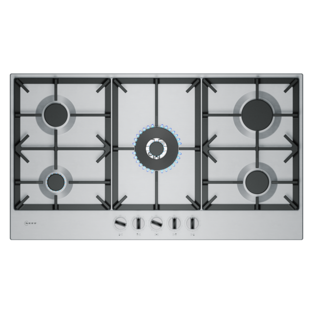 Neff T29CIR8N0 N 70 90Cm 5 Burner Gas Hob 