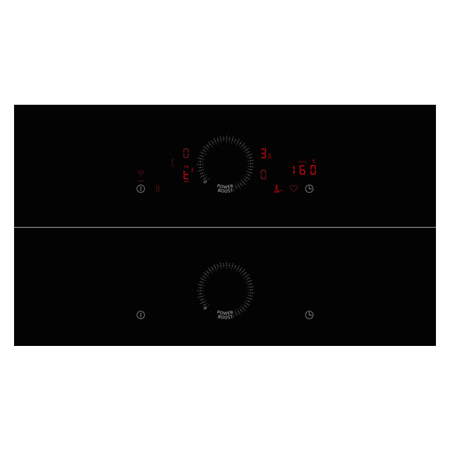 Neff T66FHE4L0 60cm Flex Induction Hob Twist Touch Control 1xFlex + 2 zones Extended Frying Sensor H