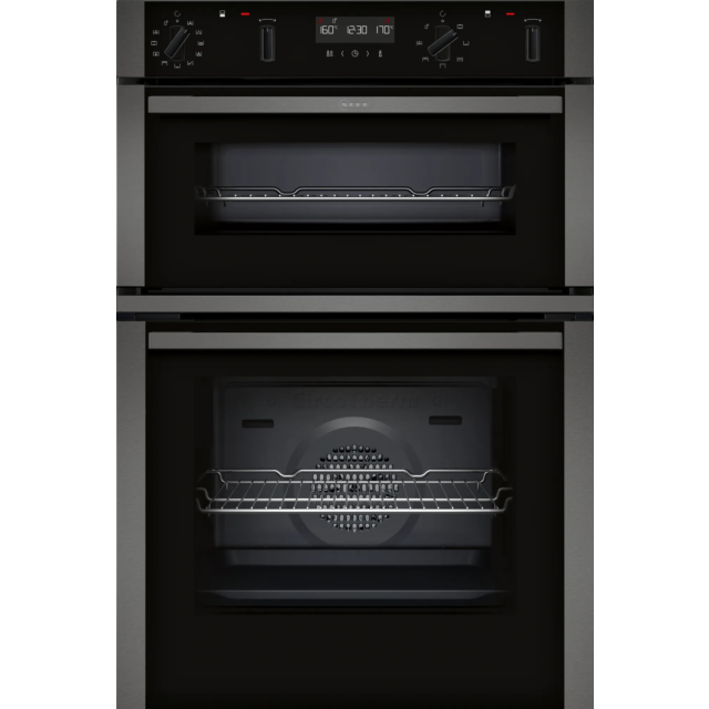 Neff U2ACM7HG0B 59.4cm Built In Double Oven