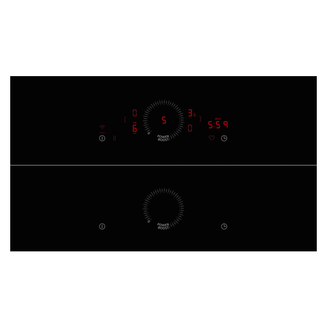 Neff V58NHQ4L0 80cm Venting hob Twist Touch Control 2 x Combi Zone + Ventilation Favourite Button Ex