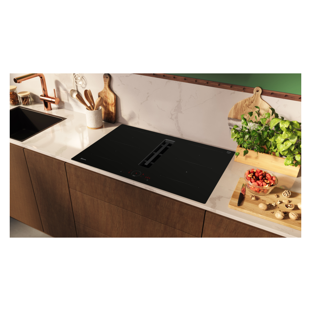 Neff V58NHQ4L0 80cm Venting hob Twist Touch Control 2 x Combi Zone + Ventilation Favourite Button Ex
