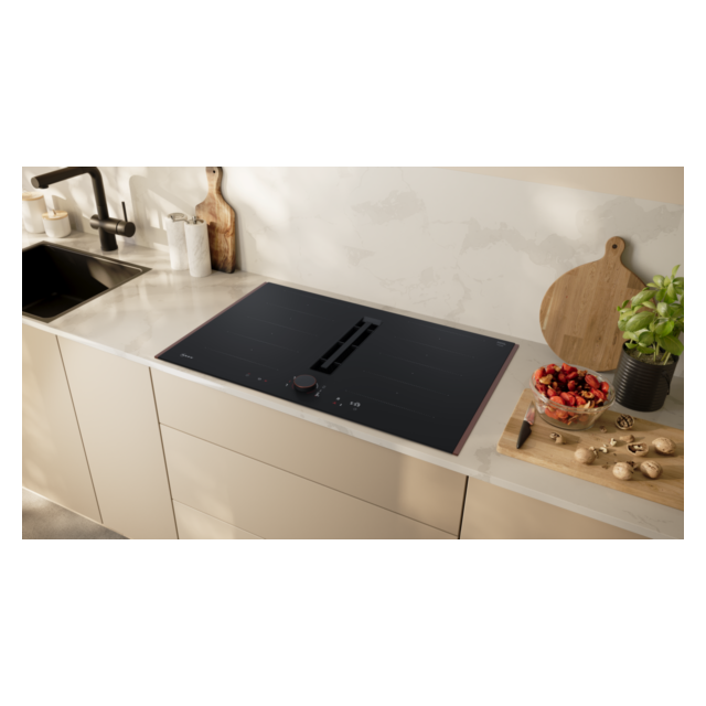 Neff V68YYX4B N 90 Induction Hob With Integrated Ventilation System 80 Cm