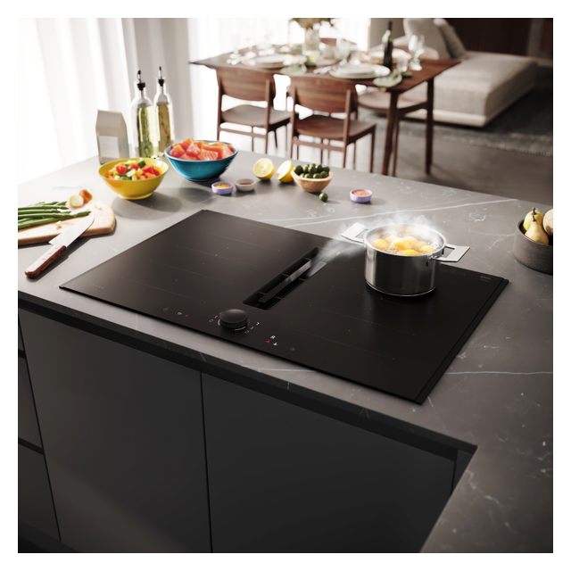 Neff V68YYX4B N 90 Induction Hob With Integrated Ventilation System 80 Cm